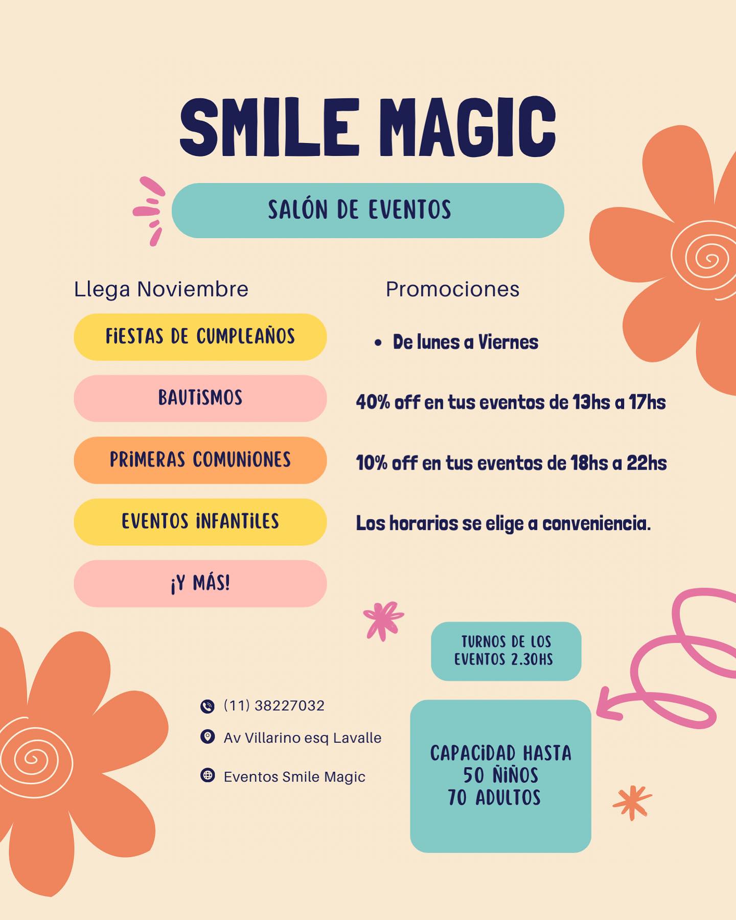 Eventos Smile Magic Chivilcoy