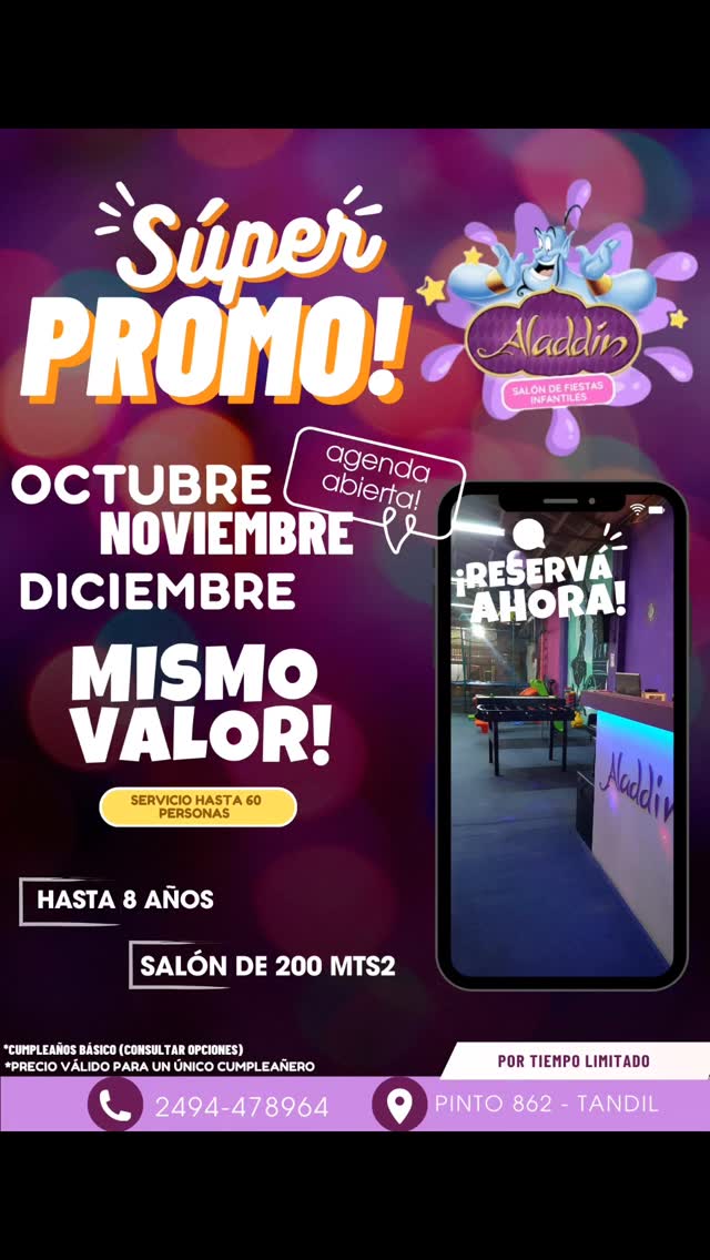 PELOTERO ALADDÍN | eventos infantiles